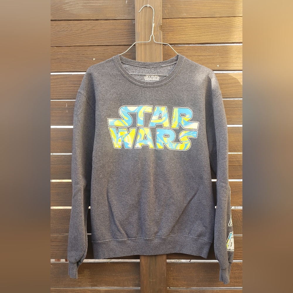 Star Wars Gray Star Wars Men's Sweater
